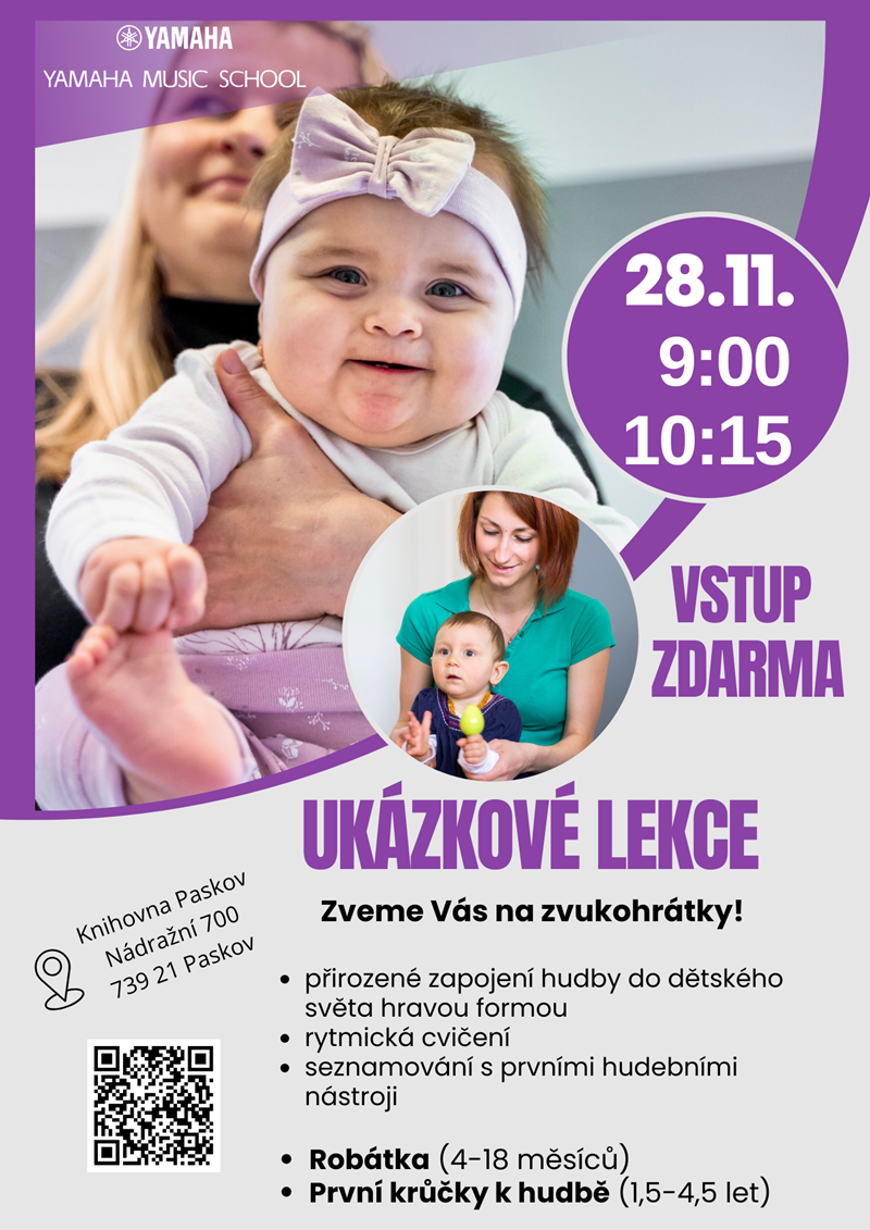 Ukázkové lekce Yamaha k pátku 28.11.2025